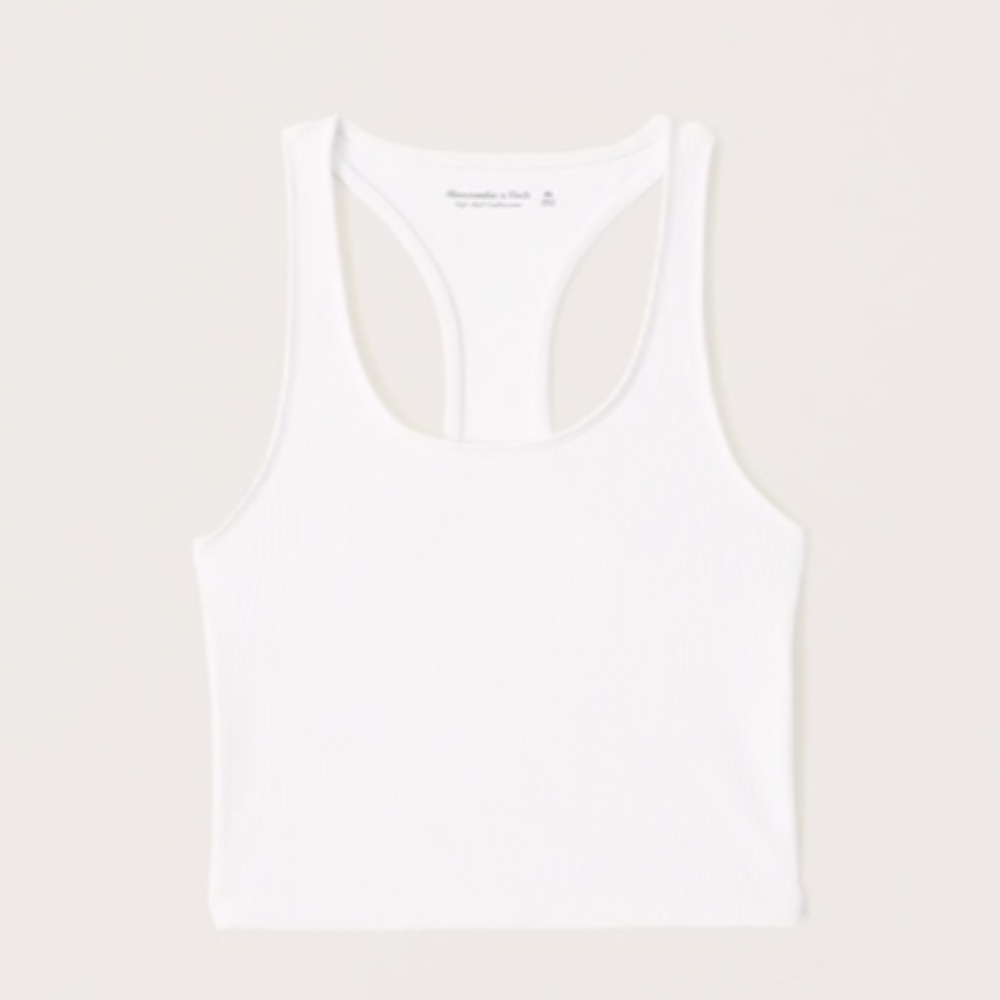 Abercrombie Seamless Ribbed Racerback Tank, XS - Picture 3 of 6